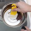 2Pcs Oil Scrapers Silicone Kitchen Scraper Dish Cleaning Spatulas Cleaning Tool for Home Restaurant