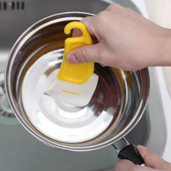 Silicone Scraper Pot Bottom Cleaning High-Temperature Resistant Non-stick Pan Cleaning Scraper Oil Shovel