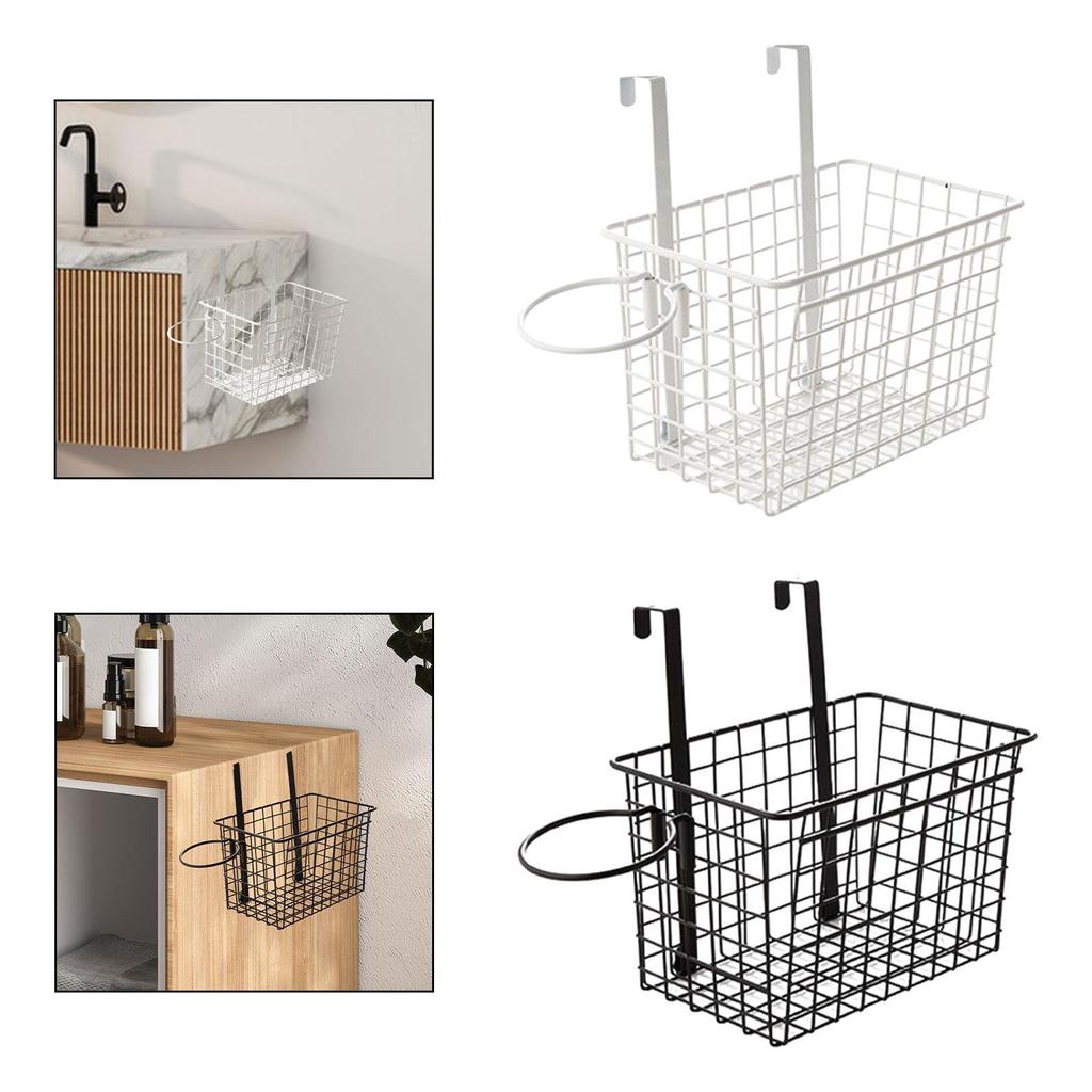 Hanging Basket for Organizing Hair Blow Dryer Organizer for Bathroom Counter