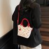 Women'S Crossbody Bag Handbag Cherry Print Fashionable Shoulder Bag, Perfect for Commuting, Travel