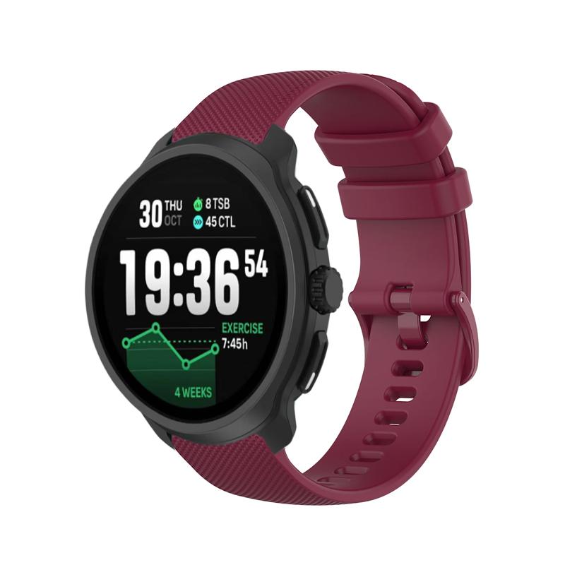 20mm 22mm Silicone Strap For COROS APEX 4 42mm/PACE Pro-4-3 Comfortable Wristband Suunto Vertical 2-Race 2-Run/CMF Watch 3-2 Pro