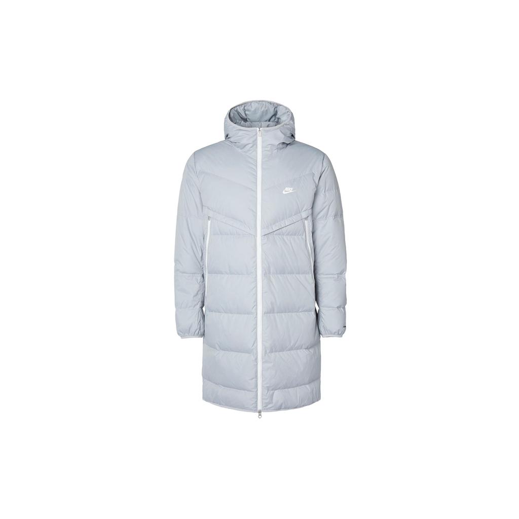 Nike Down Jackets Men's Light Gray Hooded Moderate Other DD6789-077