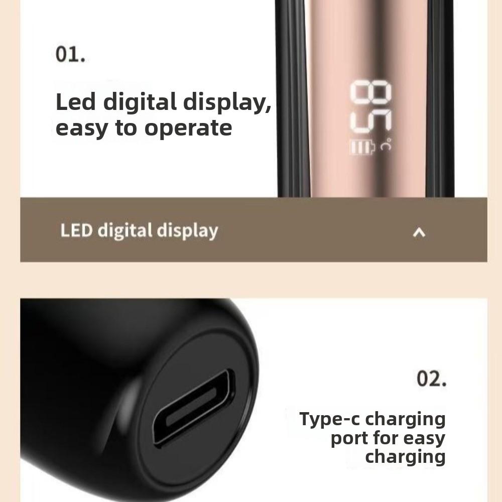 Anti-scald Heated Eyelash Curler Rechargeable Eyelash Curling Device  for Women Girls