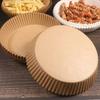 Round Air Fryer Paper Liners Paper Kitchen Accessories 50Pcs Air Fryer Disposable Paper Non Stick Airfryer Baking Papers