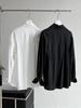 LUXI High-End French Polo Collar Lace Patchwork Women's Shirt - Spring New Arrival Temperament Top