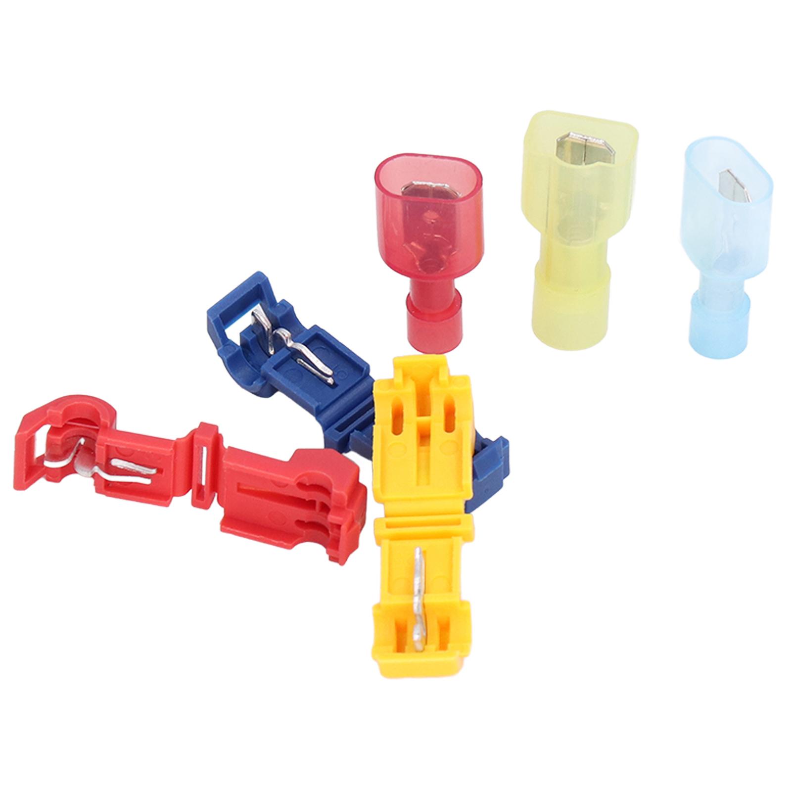 

Набір електричних T-роз’ємів для швидкого з’єднання обтискних клем із нейлоновою повністю ізольованою лопатою