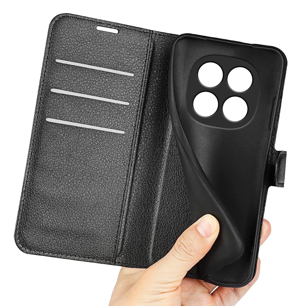 Dla Xiaomi Poco M8 5G/Redmi Note 15 5G (Światowy) Etui Litchi Texture Shockproof Leather Portfel Telefon Pokrowiec