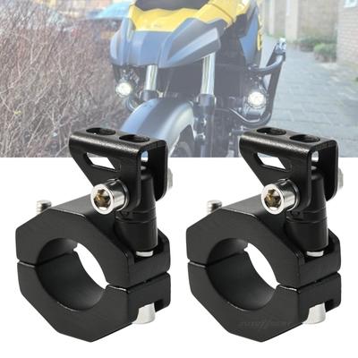 Motorfiets LED-koplamp Spotlight Montagebeugel Verstelbare Mistlamp Extra Lamp Bumperklemmen Houder Motorfietsaccessoires