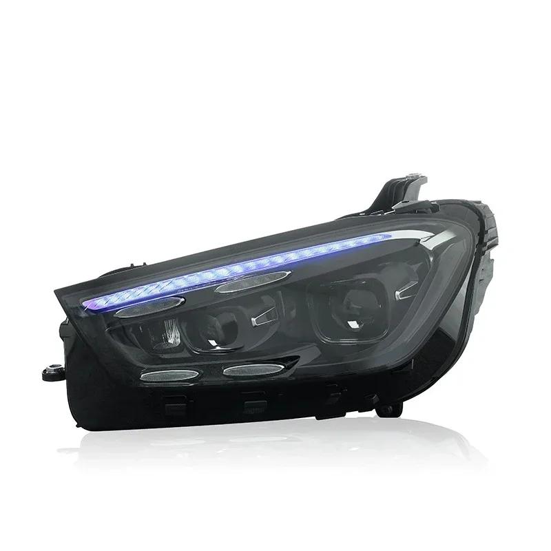 amcsvg1 Upgrade Head Lamp Light for Mercedes Benz GLE W167 2020-2024 Matrix LED Headlamp Headlight with Dynamic Plug and Play