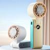 120 Speed Adjustable Handheld Cooling Fan LED Display Small Electric Fan Mini Folding Fan  Travel