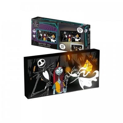 Nightmare Before Christmas Halloween Nacht Briefkasten Leuchtendes Leinwandbild