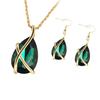 Ladies Jewellery Sets Earrings For Women Drop Rhinestone Necklace