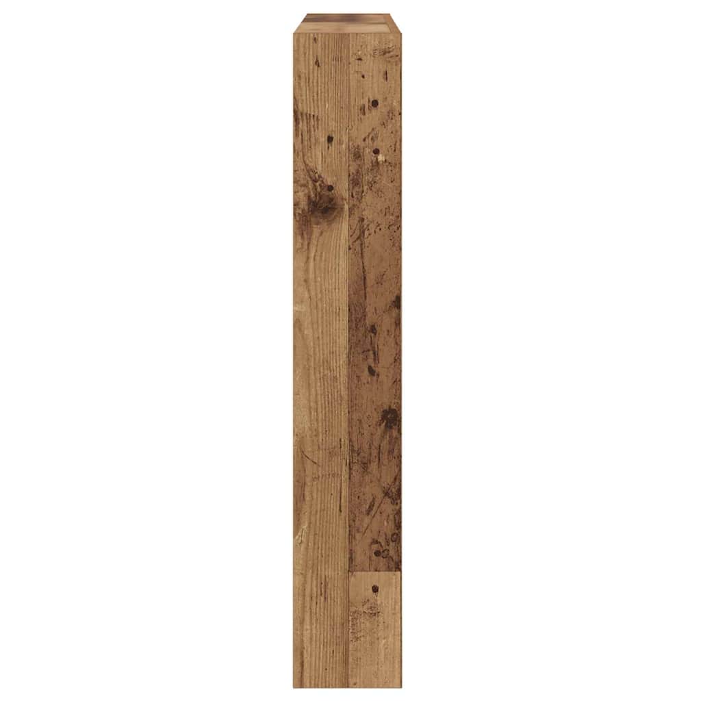 Headboard with Shelf Reclaimed Wood Look 120 x 17 x 102 cm Engineered Wood