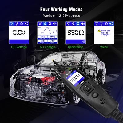 JDiag P100 Original Automotive Electrical Circuit System Tester for Cars and Trucks 0V - 70V
