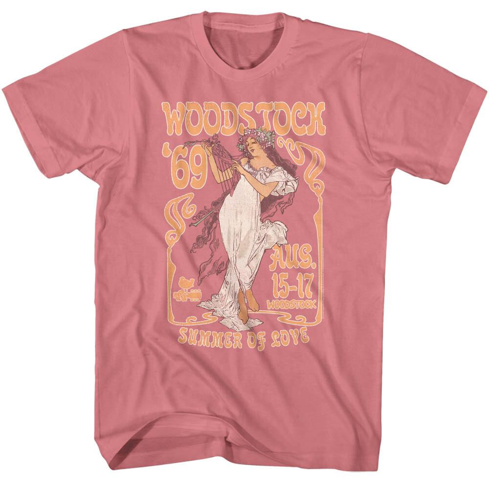 Woodstock 1969 Summer Of Love Flower Child Men T Shirt Rock Soul Music Merch S