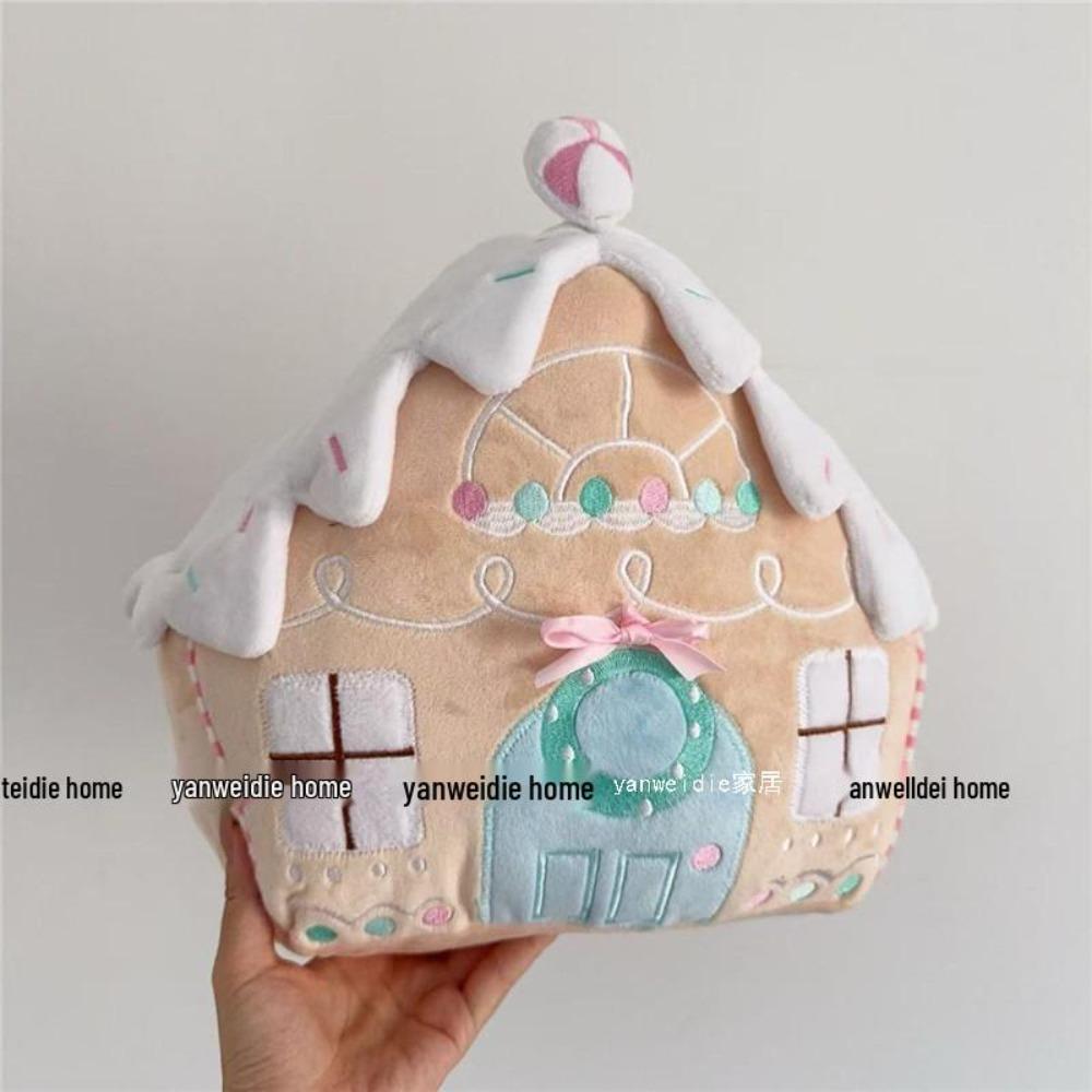 Christmas Gingerbread Man Pillow & Tree Cushion - Holiday Decoration Gift for Boys & Girls