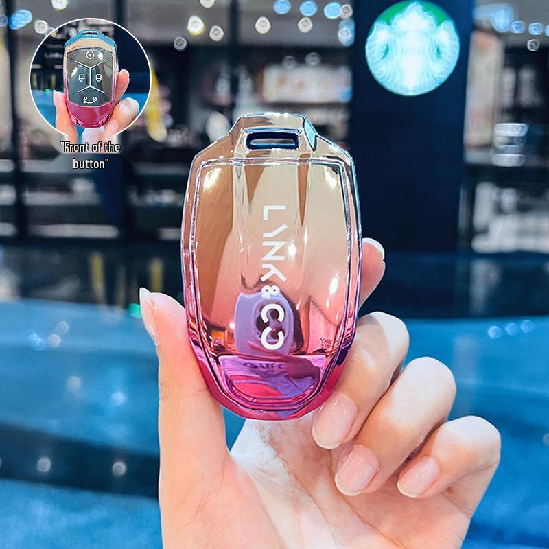 Lynk & Co Key Case: Fits 01, 03, 05, 06 Models - Men's & Women's EMP Buckle Shell Bag