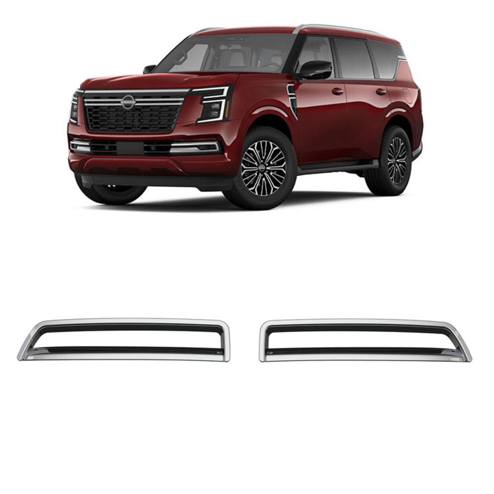 2025 Nissan Patrol Y63 Armada Rear Bumper Fog Light Trim 490x150x50