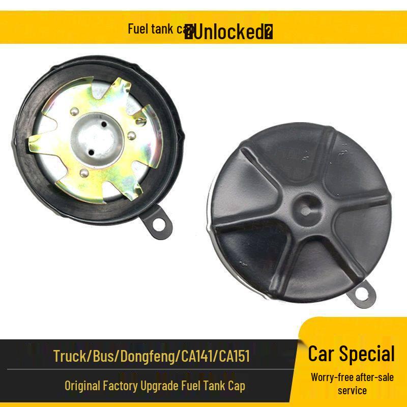 

Universal Truck Fuel Tank Cap for Dongfeng EQ140, Jiefang CA141/151 - Lock/No Lock Options Standard