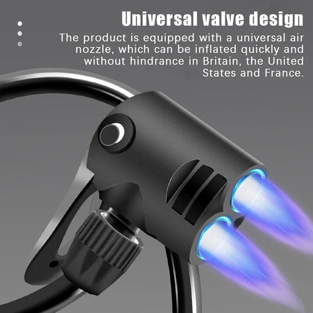 80/120CM Tire Inflator Nozzles Universal Air Pump Connector Air Pump Hose  Bike Pump Accessories
