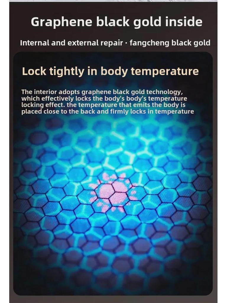 Graphene Herren-Baumwolljacke mit Kapuze – Dicker, warmer Wintermantel für junge und mittelalte Väter