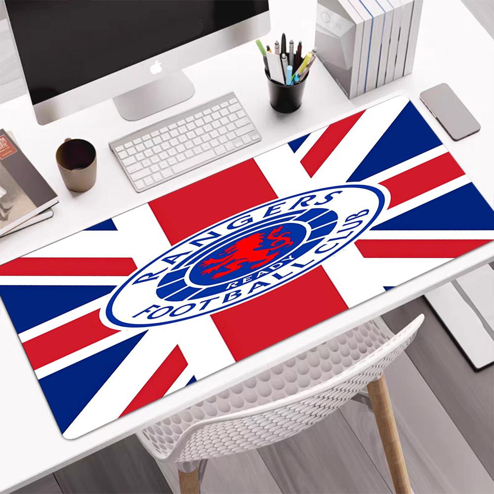 Rangers F.C Thema Mauspads, Rutschfeste Gummiunterlage, Multifunktionale Büro- & Heimdekoration, Perfekt für die Personalisierung des Arbeitsplatzes.