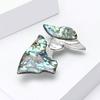 New European and American Atmospheric Alloy Shell Girl Brooches, Personalized and Fashionable Women's Suit Coat Chest Flower Accessory Brooch