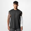 Muscleguys Gym Bodybuilding Fitness Training Vests Summer Mesh Breathable Quick Dry Sleeveless Tank Tops Mens Running Sport Loose T-Shirts