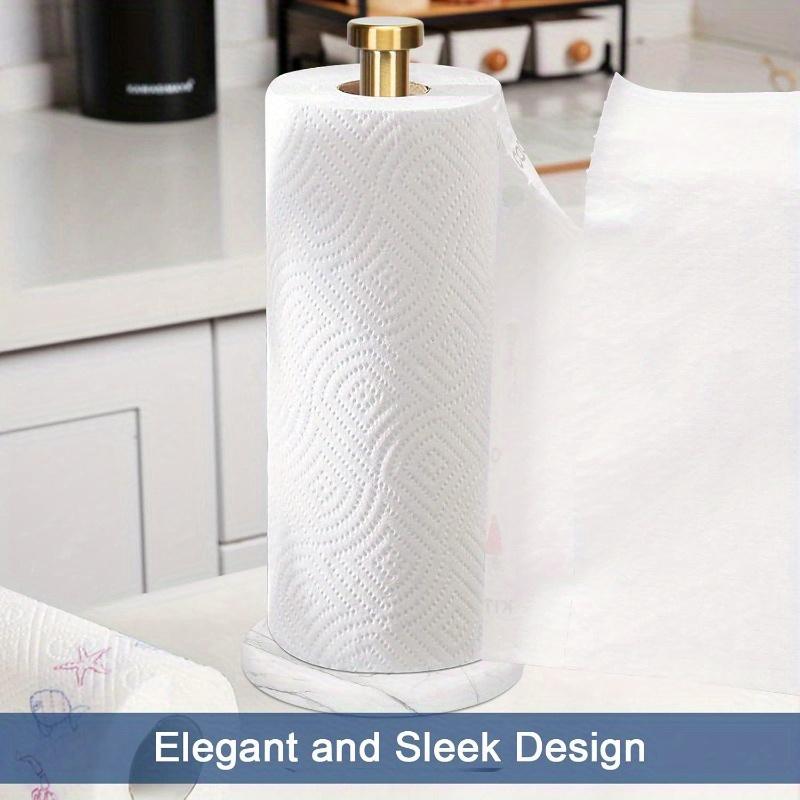 Standing Paper Towel Holder, Kitchen Paper Towel Tissue Holder- for Bathroom Kitchen Countertop, Standard or Jumbo