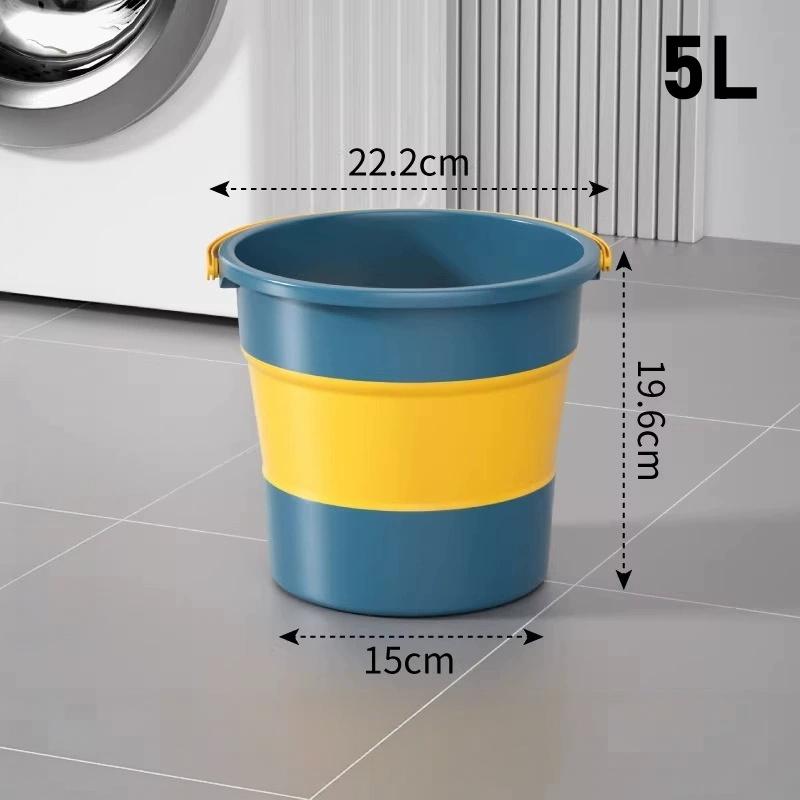 Collapsible Bucket 5/10L Cleaning Bucket Mop Bucket Folding Foldable Portable Small Plastic Water Container for Outdoor Use