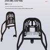 Yadea E6 Electric Scooter Rear Rack: Carbon Steel Bracket for Tail Box & Cargo.