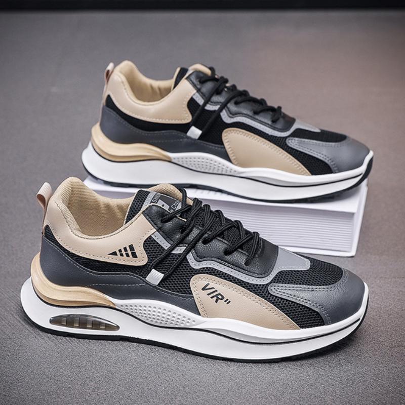 Men's Sneaker Summer Mesh Running Casual Shoes for Men Outdoor Comfortable Sport Shoes  Versatile Thick Sole Tenis Masculino