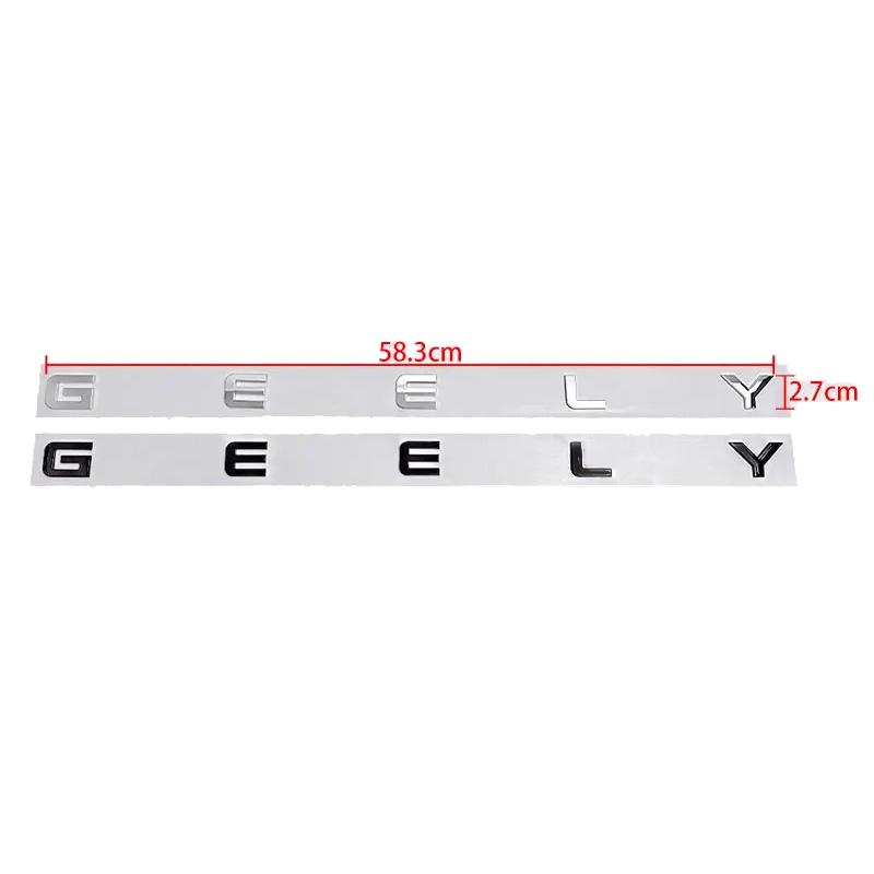 GEELY dopis štítek Odznak kufru auta samolepky pro řadu Geely Atlas EmgrandGT monjaro coolray upravený karoserie kufr a