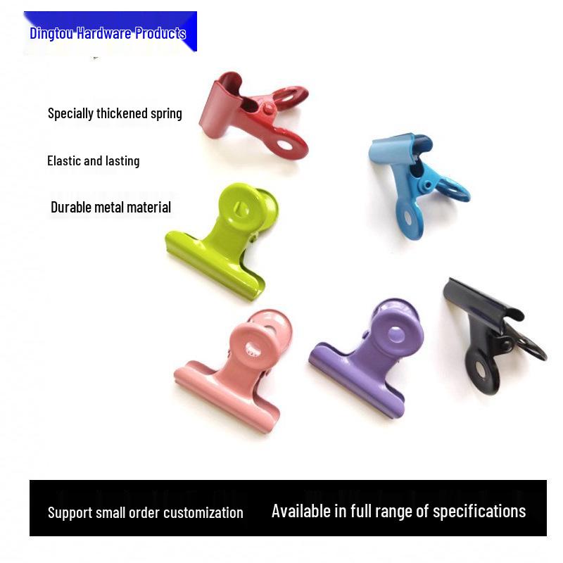 Electroplated Metal Journal Clip - Universal Round Sealing & Photo Clip