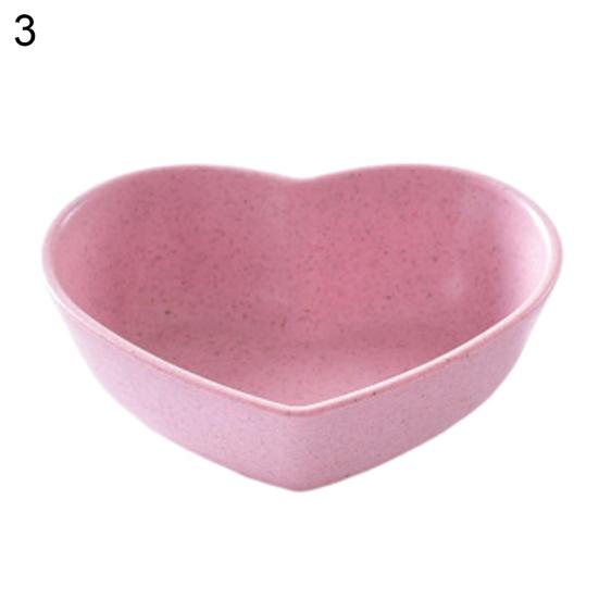 Flower Heart Round Shape Vinegar Seasoning Dish Snack Plate Saucers Tableware