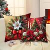 Christmas Pillow Cover - Santa Claus Design for 2025 Xmas Party, Perfect 2026 New Year Gift (Navidad Natal)