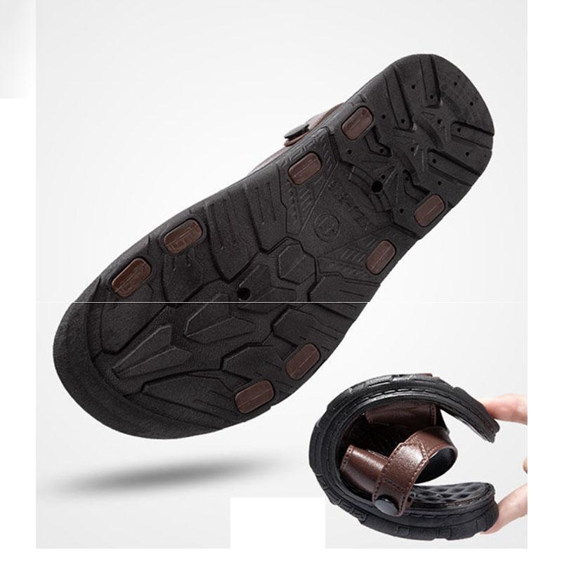 Σανδάλια για ανδρικά καλοκαιρινά στην παραλία αναψυχής, αναπνεύσιμα, μαλακά, αντιολισθητικά, αδιάβροχα και ανθεκτικά στη φθορά Σανδάλια και παντόφλες διπλής χρήσης με χοντρή σόλα