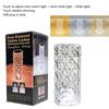 Bedroom Projection Light 16 Color Touch Adjustable Bedside Night Light Romantic Diamond Light Dining Table Decoration Light Crystal Rose Desk Light