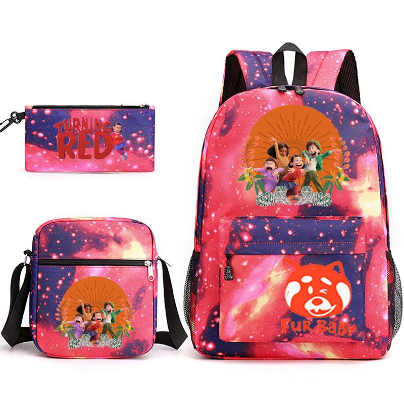 2022 Youth Metamorphosis 3 Sets/piece Laptop Backpack School Teen Girl Student Schoolbag