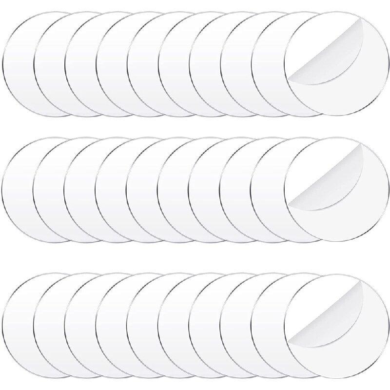 New acrylic Christmas pendant can be graffiti handwritten DIY round transparent Christmas decoration crafts