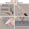 VECELO Manual Spray 32cm Wide X 11cm Deep X 127cm Spray Cleaning Tool for and Dust No Hand Dry Gentle On Gray Mop, Mop, High, Lightweight, Type,