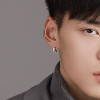 Fashion Jewelry Women Female Earrings Korean Style Earrings Men Hoop Earrings Chain Ear Studs