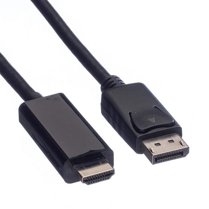 Value Câble DisplayPort DP - UHDTV, St/Noir, 5 m - 11995788