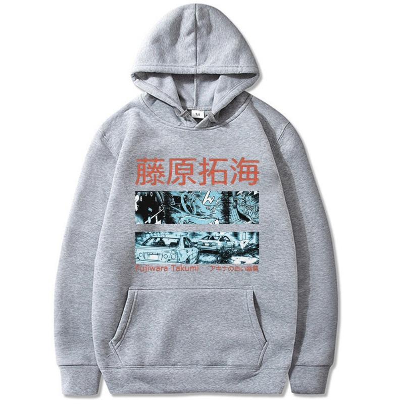Initial D Fujiwara Takumi New Men's Hoodie Vintage Unisex Pullover Men Vintage Graphic Hoody Tops Oversize Clothing Streetwear