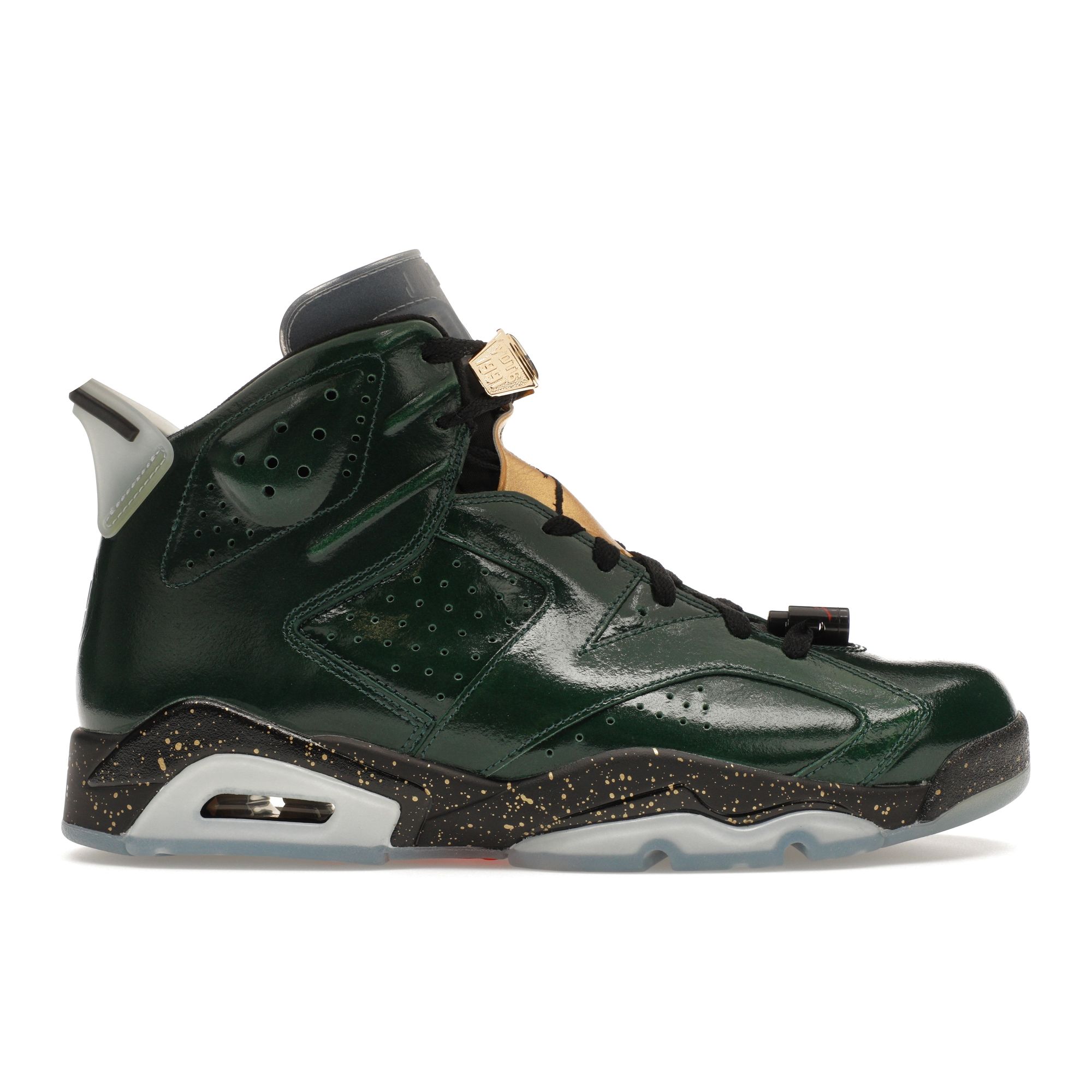 

Мужские кроссовки Air Jordan 6 Retro Champagne Bottle Green Pro-Green Metallic-Gold 384664-350