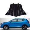Pour MG ZS 2018 2019 2020 2021 2022 2023 poteaux de pilier polis couverture de garniture de fenêtre de voiture autocollants de colonne BC accessoires automobiles