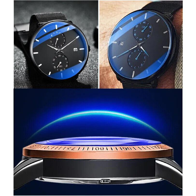 1.5mm Double Domed Sapphire Glass Lens Blue AR Coating 30mm-38.5mm Watch Crystal