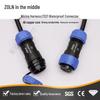 Central Waterproof Power Harness Terminal Block for Industrial Automation