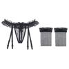 Sex Socks Clip Lace Garter Belt Sexy Transparent Garter Net Stockings Set Stockings Ultra-thin Temptation T-pants