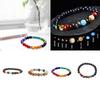 Natural Stone Beads Bracelet Women Men Beads Wristband Bangle Elastic Cord Unisex Bracelet Jewelry BR18Y0533-3